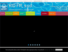 Tablet Screenshot of kidfit.sk
